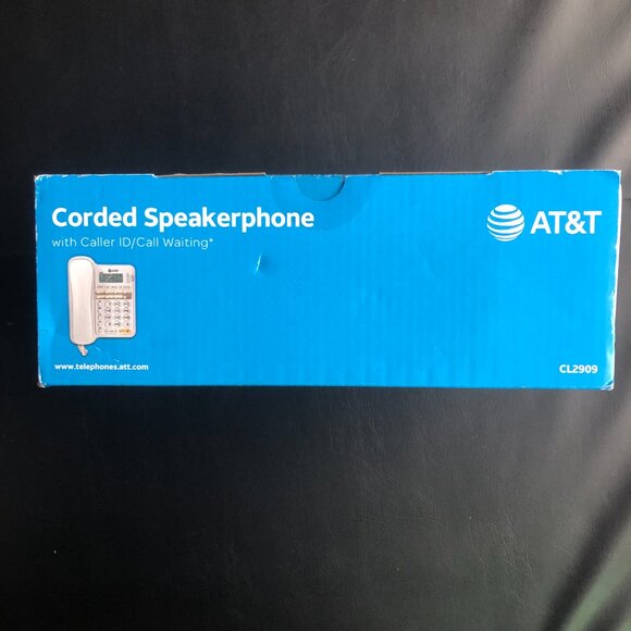 New AT&T CL2909 Corded Phone White Speakerphone Caller ID/Call Waiting - Picture 6 of 7